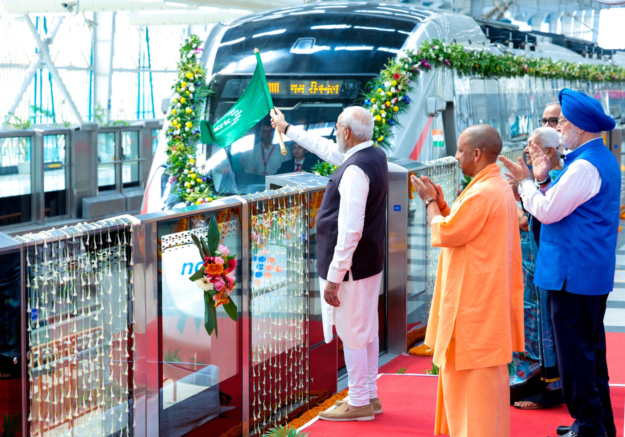 PM Modi Inaugurates Delhi-Ghaziabad-Meerut RRTS Corridor, Flags Off RapidX 'NaMo Bharat' Train